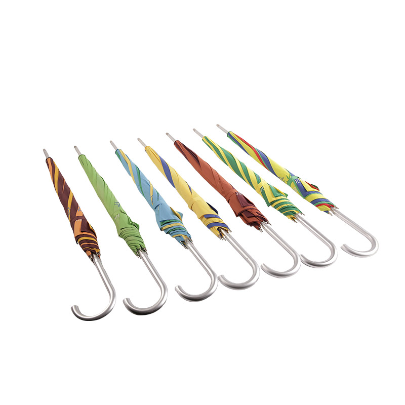 ثلاثة ألوان رؤية قوية مظلة قماش حريري مستقيم 0E6B0283