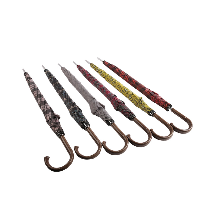 مظلة مستقيمة بوليستر من البوليستر منقوشة باللون الأحمر - 0E6B0329