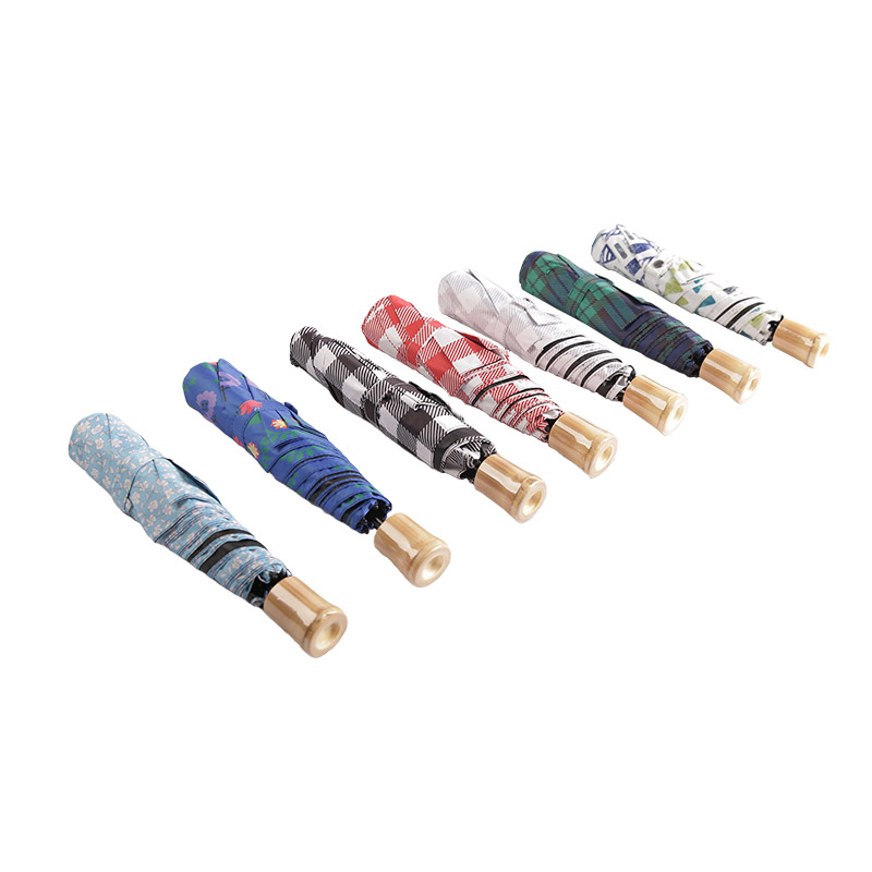 قماش حريري صغير متعدد الأنماط مع مظلة مطلية بثلاثة أضعاف - 0E6B0423